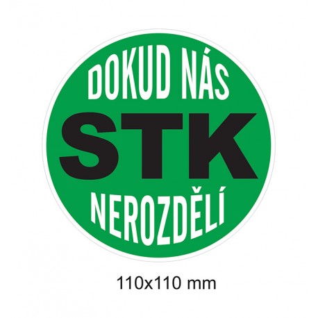 Magnet Dokud nás STK nerozdělí (zelená)