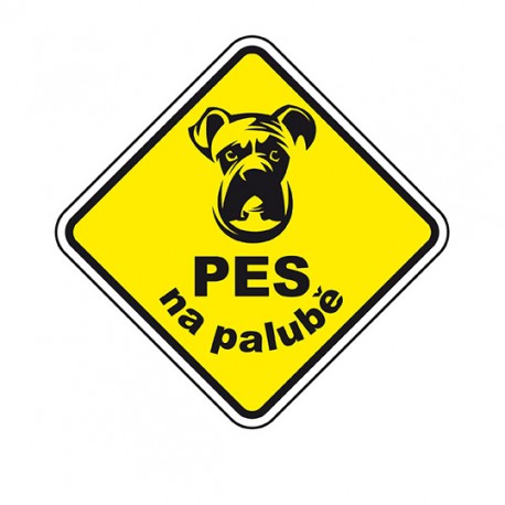 Samolepka Pes na palubě 6